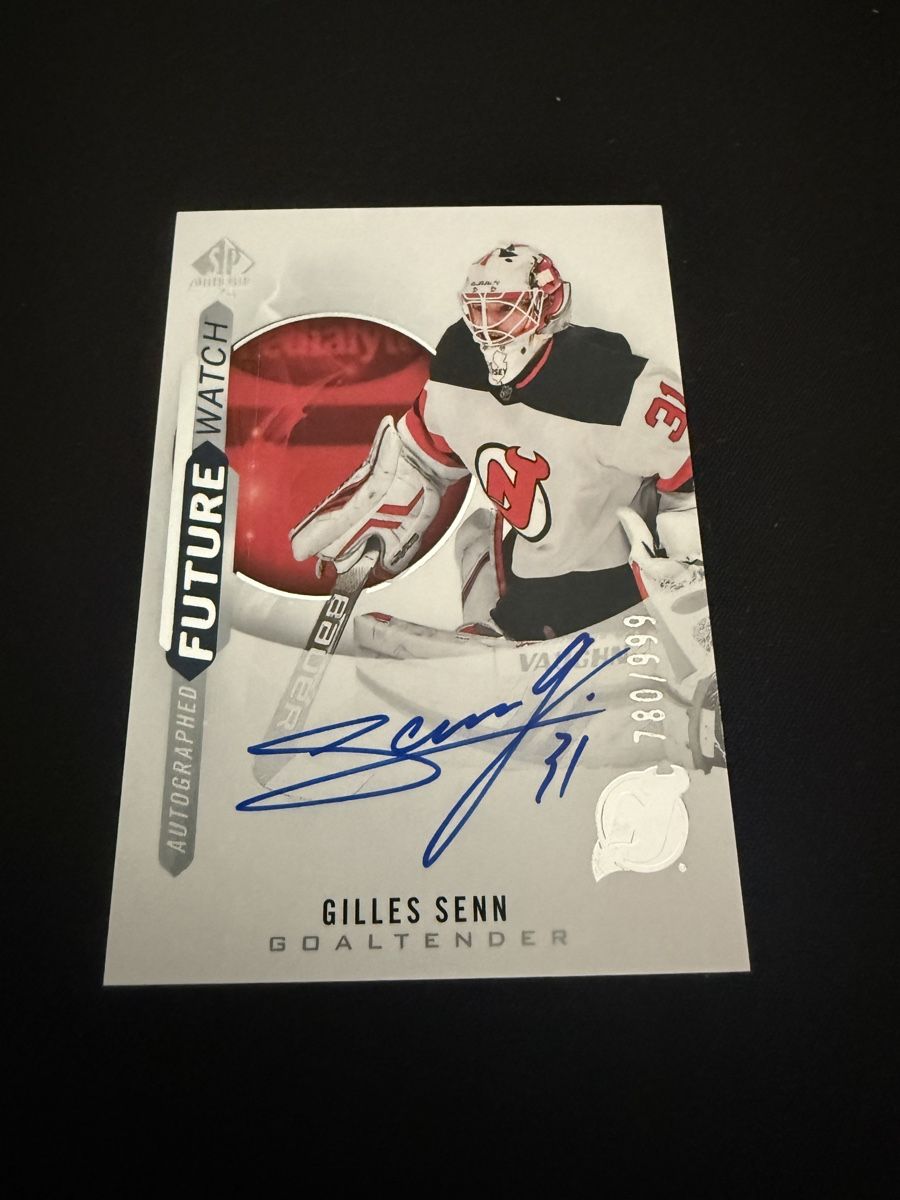 NHL Carte collezionabili: Gilles Senn - Future Watch - auto /999 – Nuovo (secondo la descrizione) da Fribourg venduto da ptitJean33
