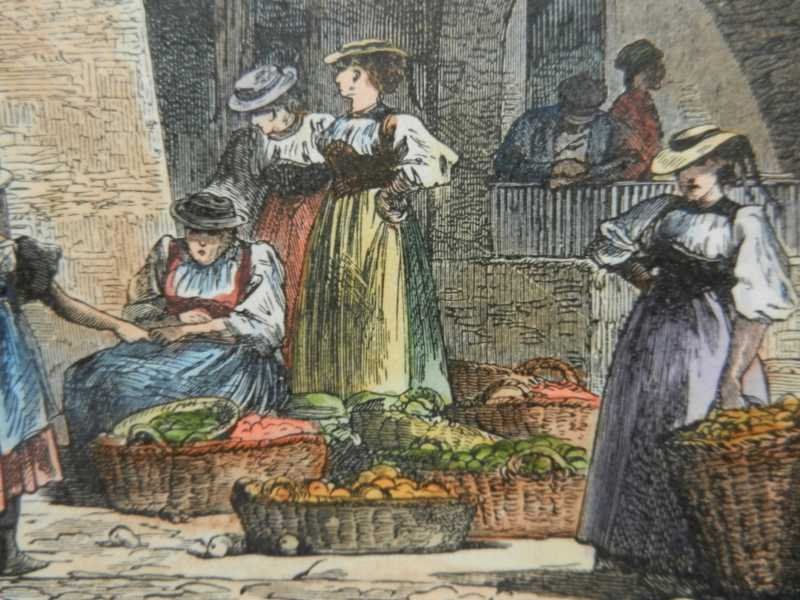 Incisioni: Bern Früchtemarkt Lauben – Usato da Risch venduto da Rischli15 8