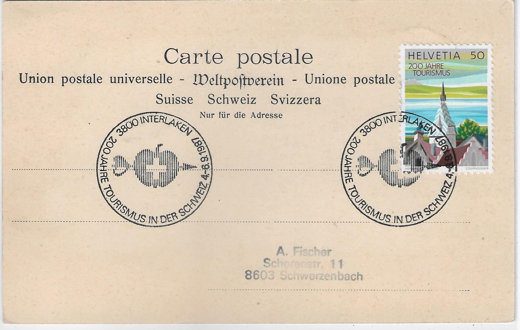 Cartoline postali: Glacier de Grindelwald - Jugendstilkarte – Usato da Ettingen venduto da Kartenplanet 1