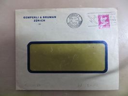 Gelaufener Firmenbrief Zürich 1932