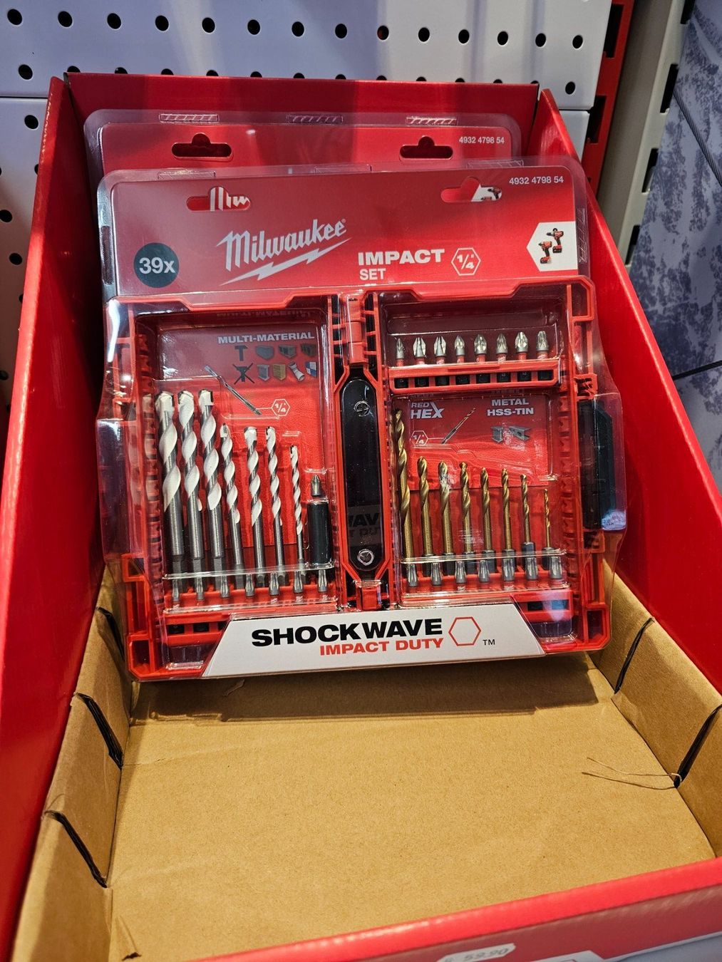Milwaukee Alle Werkzeuge: Milwaukee Shockwave Bohrer & Bits 39-tlg mit Hex Aufnahme – Neu und originalverpackt aus Jegenstorf von Bracher_Mail-House 1