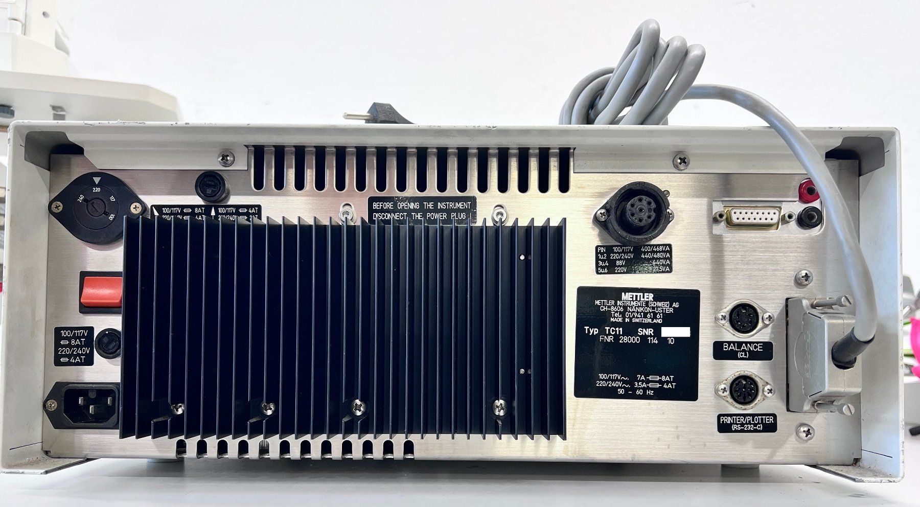 Accessori da laboratorio: Mettler Toledo Thermobalance TG50 MT5 TC15 Controller – Usato da Niederdorf venduto da LeptonAG_Labor 5