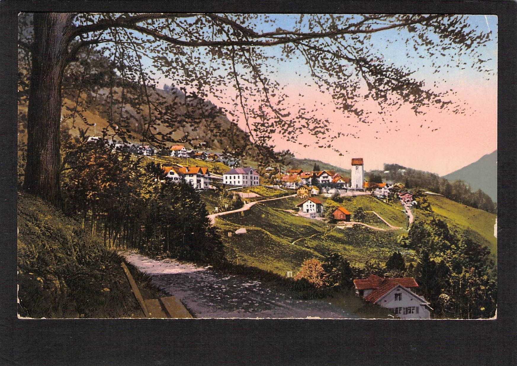 Cartoline postali: #Obstalden GL , gel. 1924 – Usato da Reichenburg venduto da Pipo-67