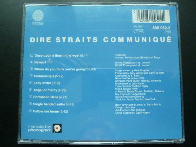 CDs: Dire Straits - Communiqué – Gebraucht aus Au ZH von sikoku 2