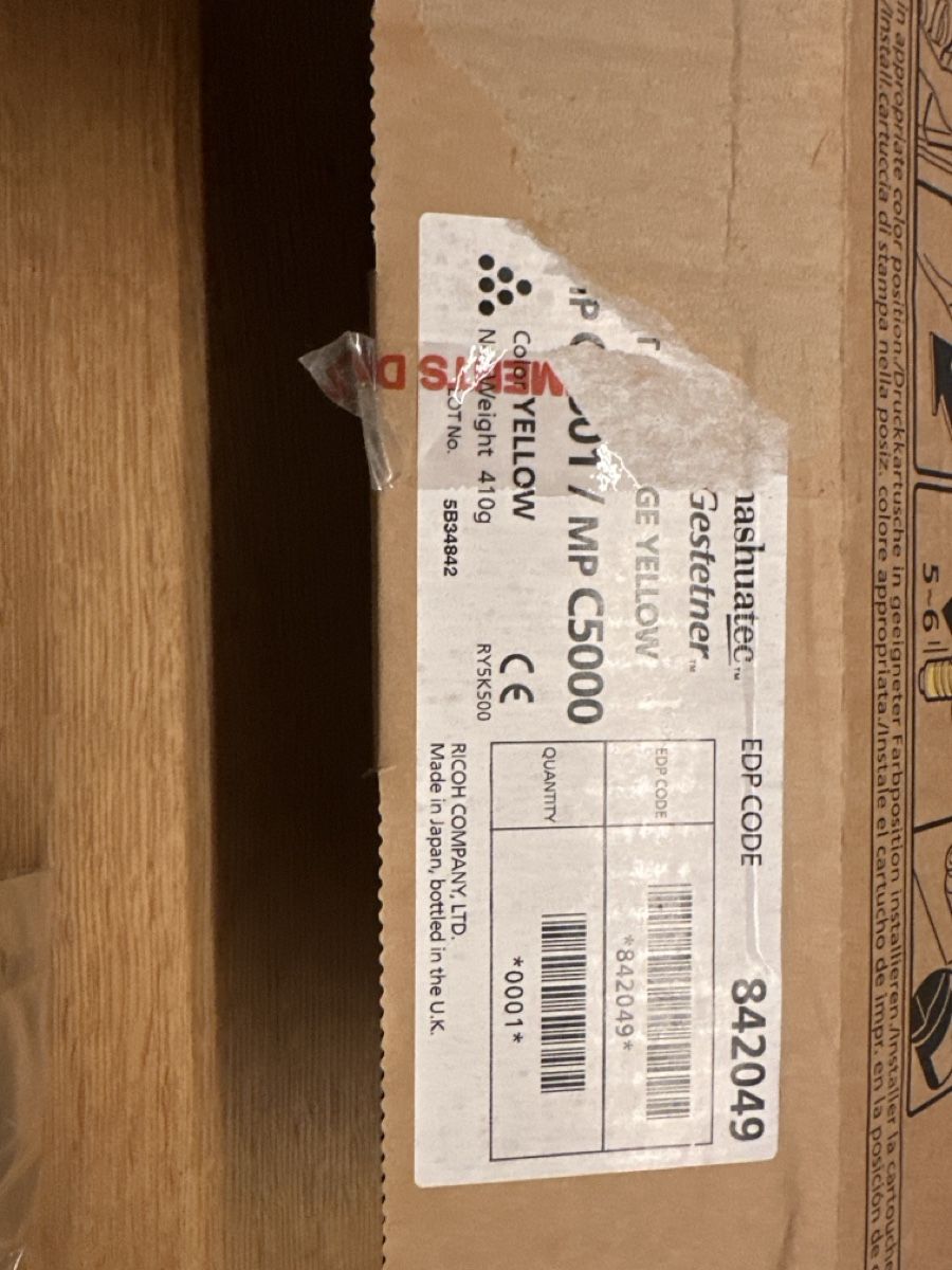 Ricoh Cartucce per stampanti & toner: Toner Yellow – Nuovo e nell'imballaggio originale da Oberwangen b. Bern venduto da Audiofisch