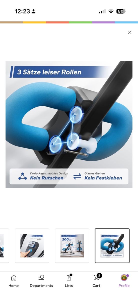 Vélos d'appartement: Merach Abdominal Trainer blue black new condition – D'occasion à Birsfelden par gio_x9gh 4