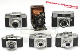 6 AGFA Sammlerkameras, gem Foto