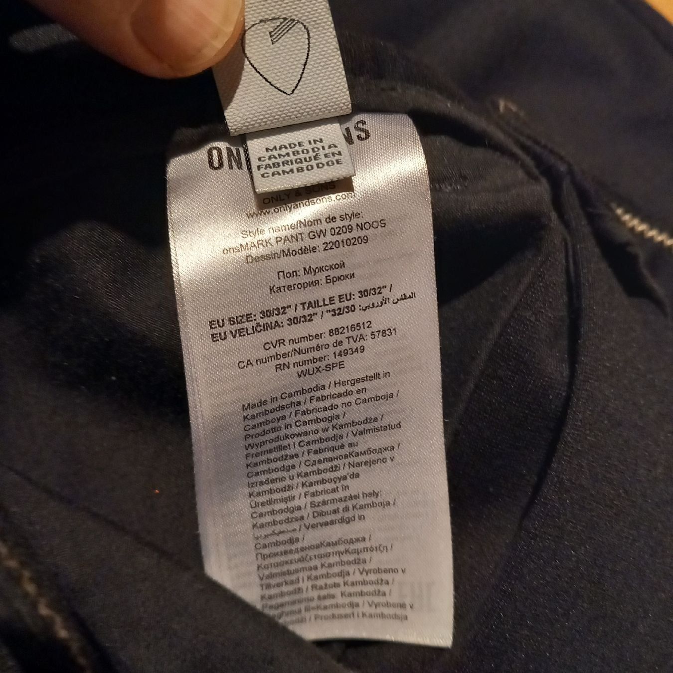 Only Pantaloni: 2x Only & Sons Hose, hellgrau/schwarz, Gr. 30/32 – Usato da Ebnat-Kappel venduto da blazzi 6