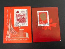Russland/CCCP 1970 Mi.Nr.Bl.61+62 gest. Luxus (E973)