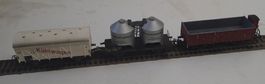 Märklin/Buco H0 - 3 x Güterwagen (2x DB, 1x SBB) - Vintage