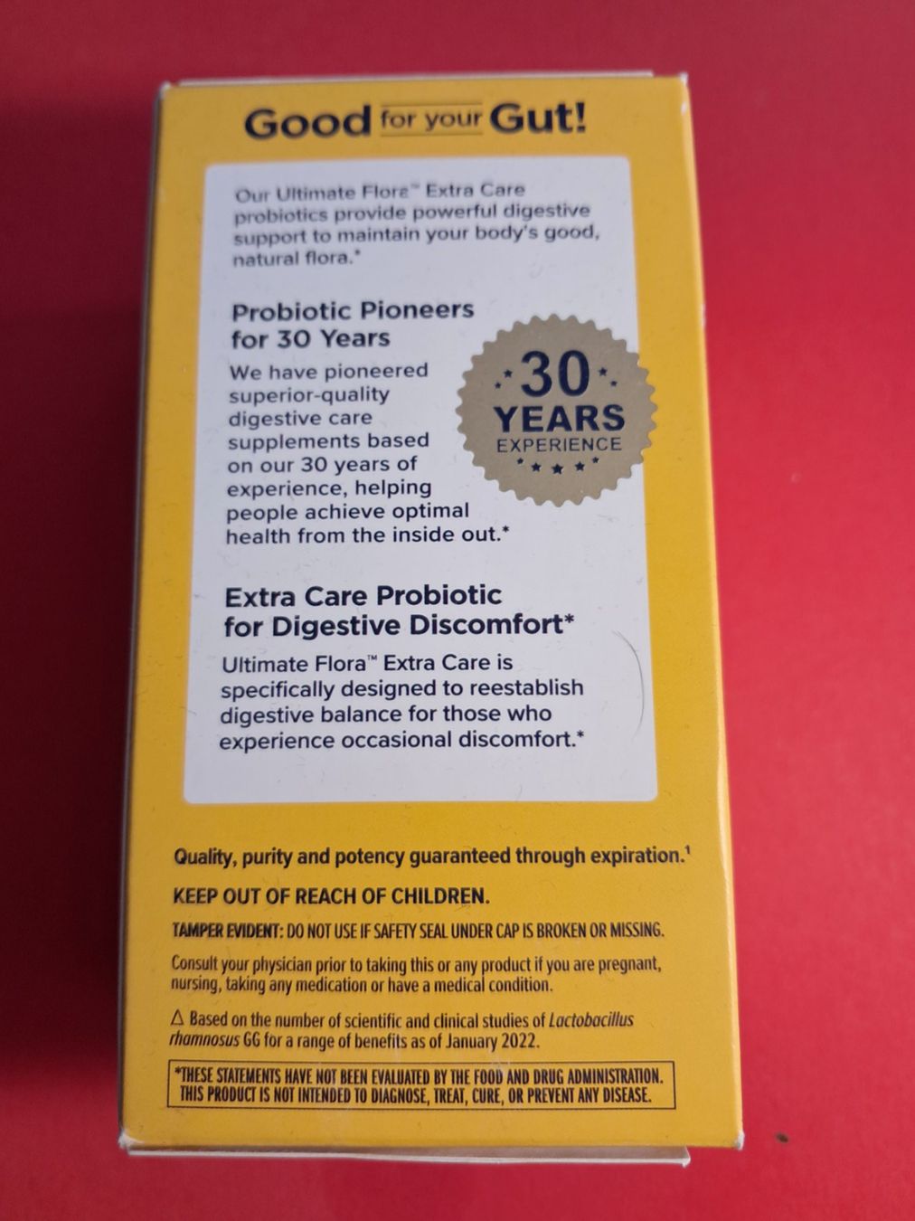 Lebensmittel & Spezialitäten: DARM Ultimate Flora 30 Billion Probiotika - 60 Kapseln! – Neu und originalverpackt aus Trübbach von Adam123456 3