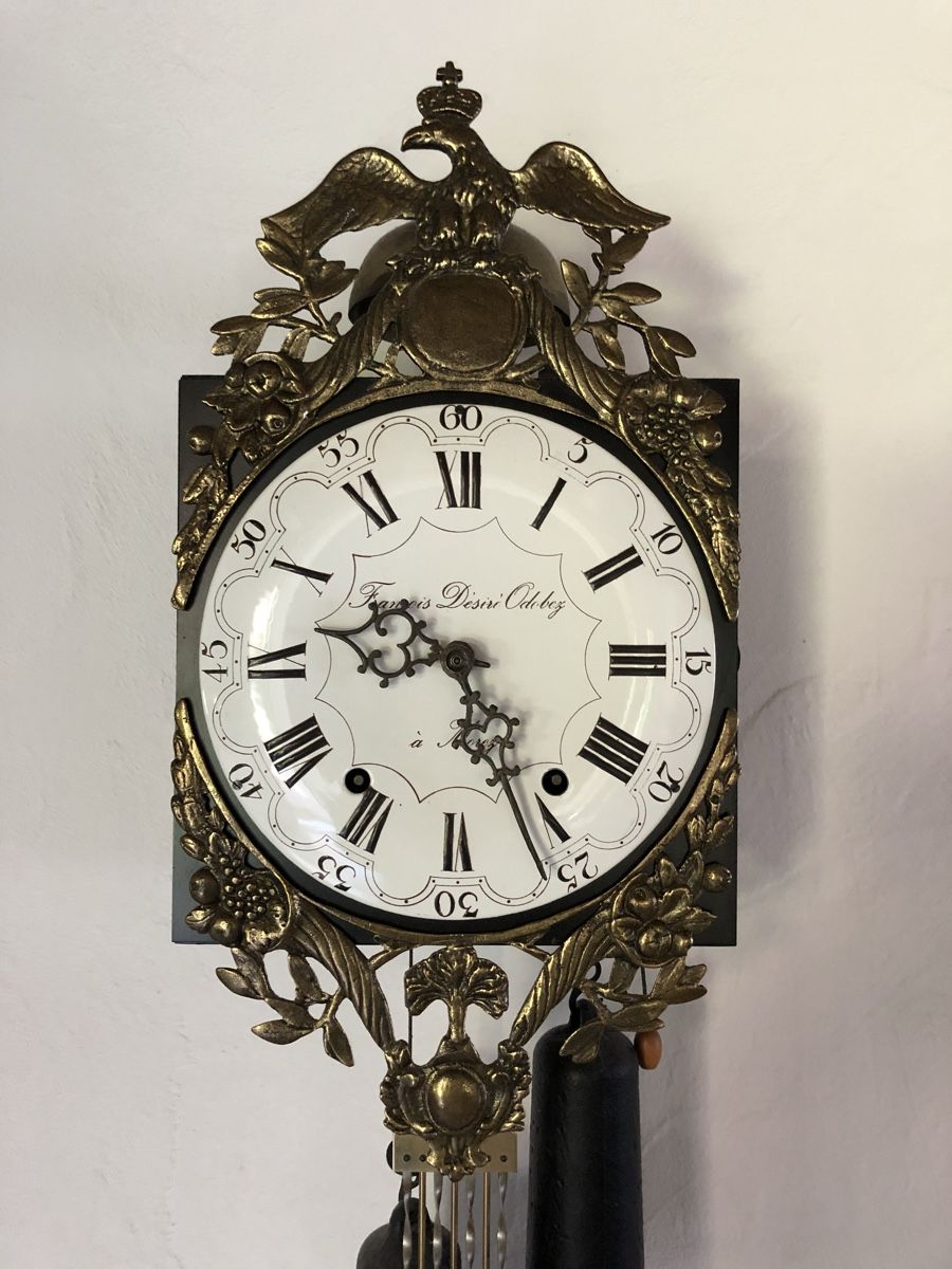 Orologi da terra & Orologi da parete: François Désiré Odobez - Pendeluhr – Usato da Läufelfingen venduto da B_C_Sch. 1