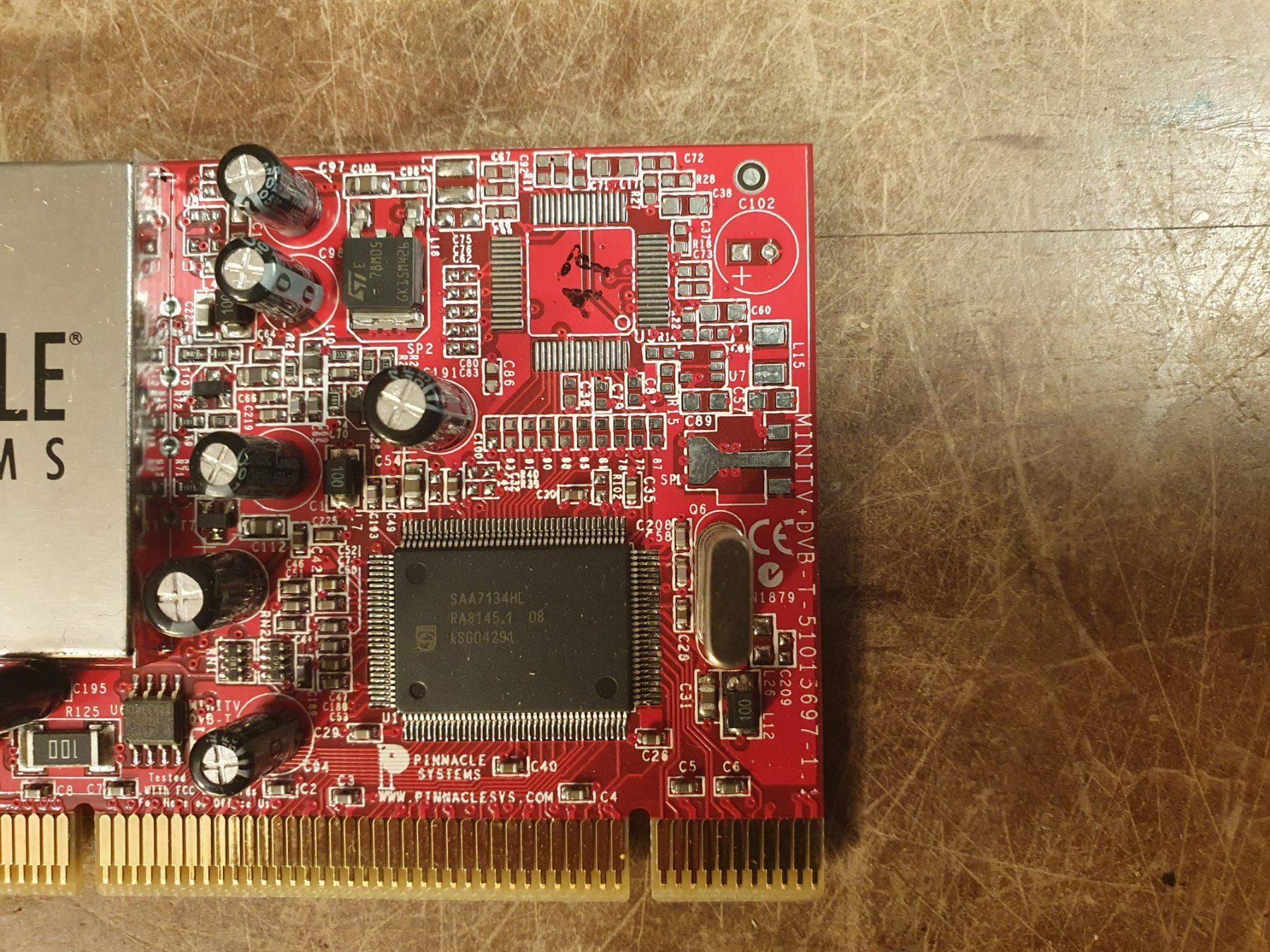 Pinnacle MINI-TV 51015697-1 DVB-T Video Capture Card PCI (Gebraucht) in ...