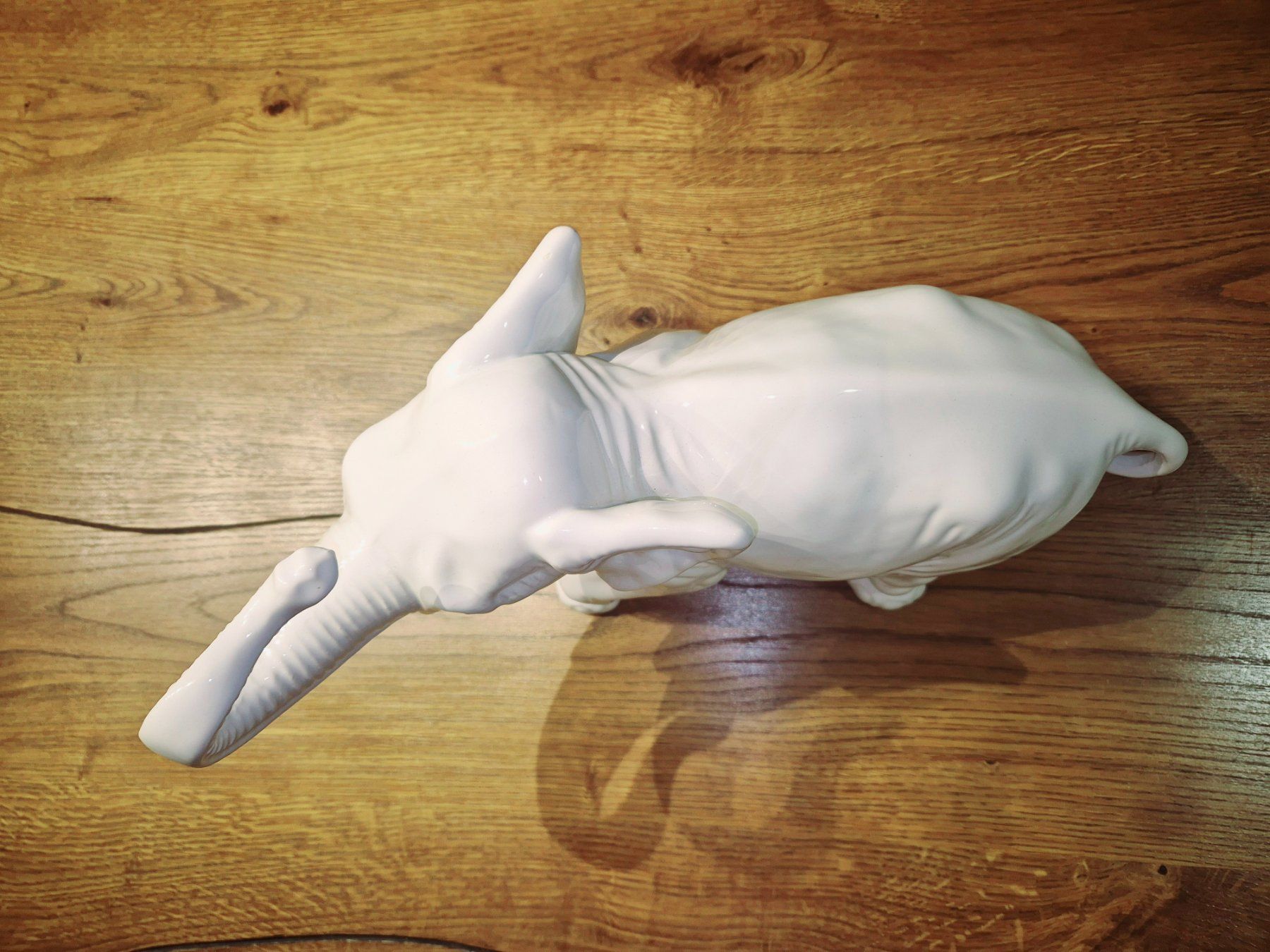 Statuette: Weisser Deko Elefant aus Keramik – Usato da Mellingen venduto da Loewe2006 3