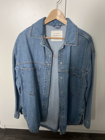 Jeansjacke blau Oversize Schnitt guter Zustand