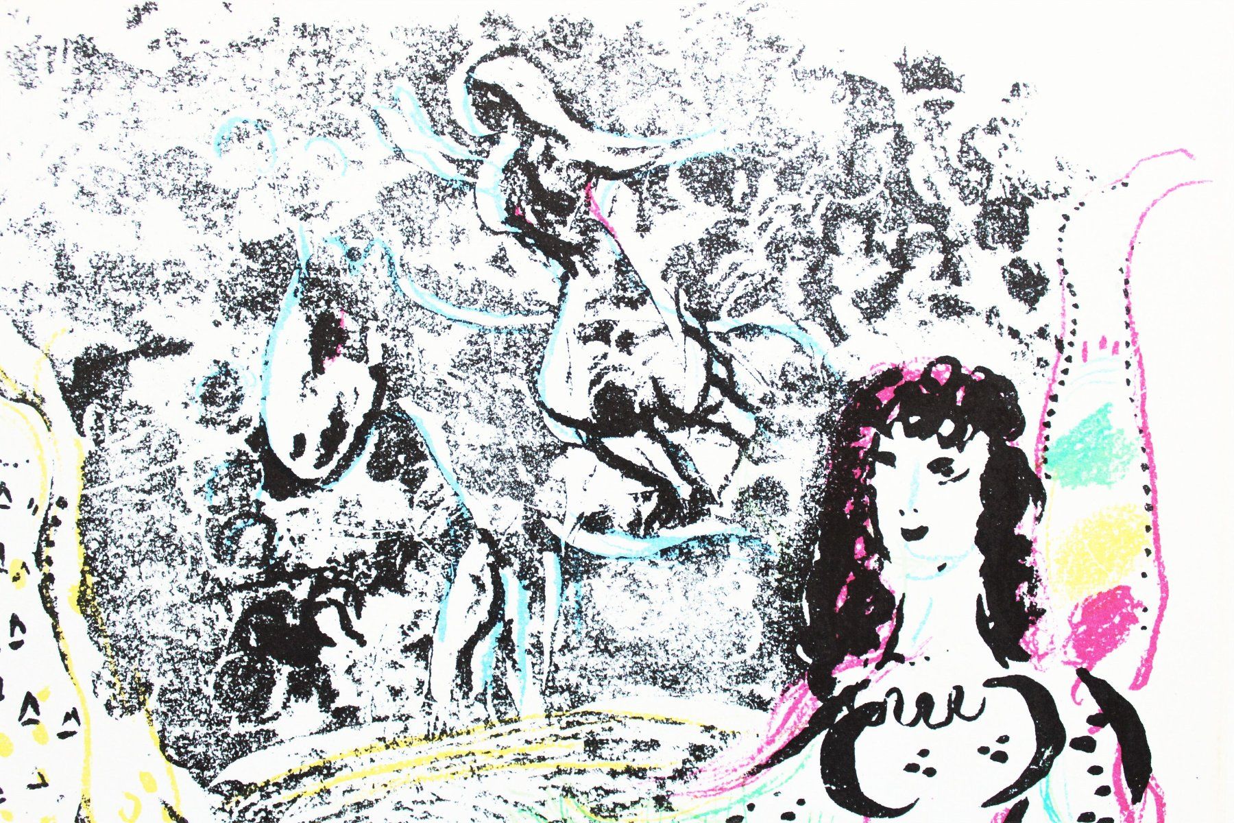 Grafica & Litografie: Marc Chagall - Spiel der Akrobaten - Lithographie 1963 – Usato da Ponte Tresa venduto da 11GalleriaAlterEgo11 2