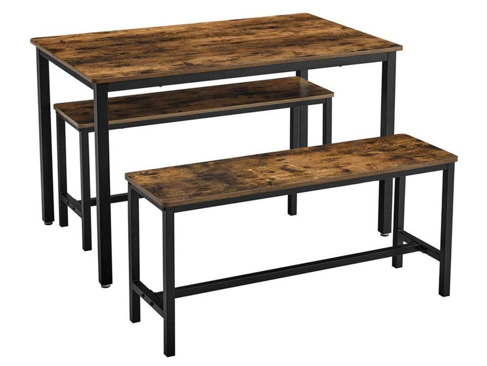 Set di tavolo e panche: Esstisch Küchentisch-Set mit 2 Bänken LUNA – Nuovo e nell'imballaggio originale da Lachen SZ venduto da MAMORU-MOEBEL