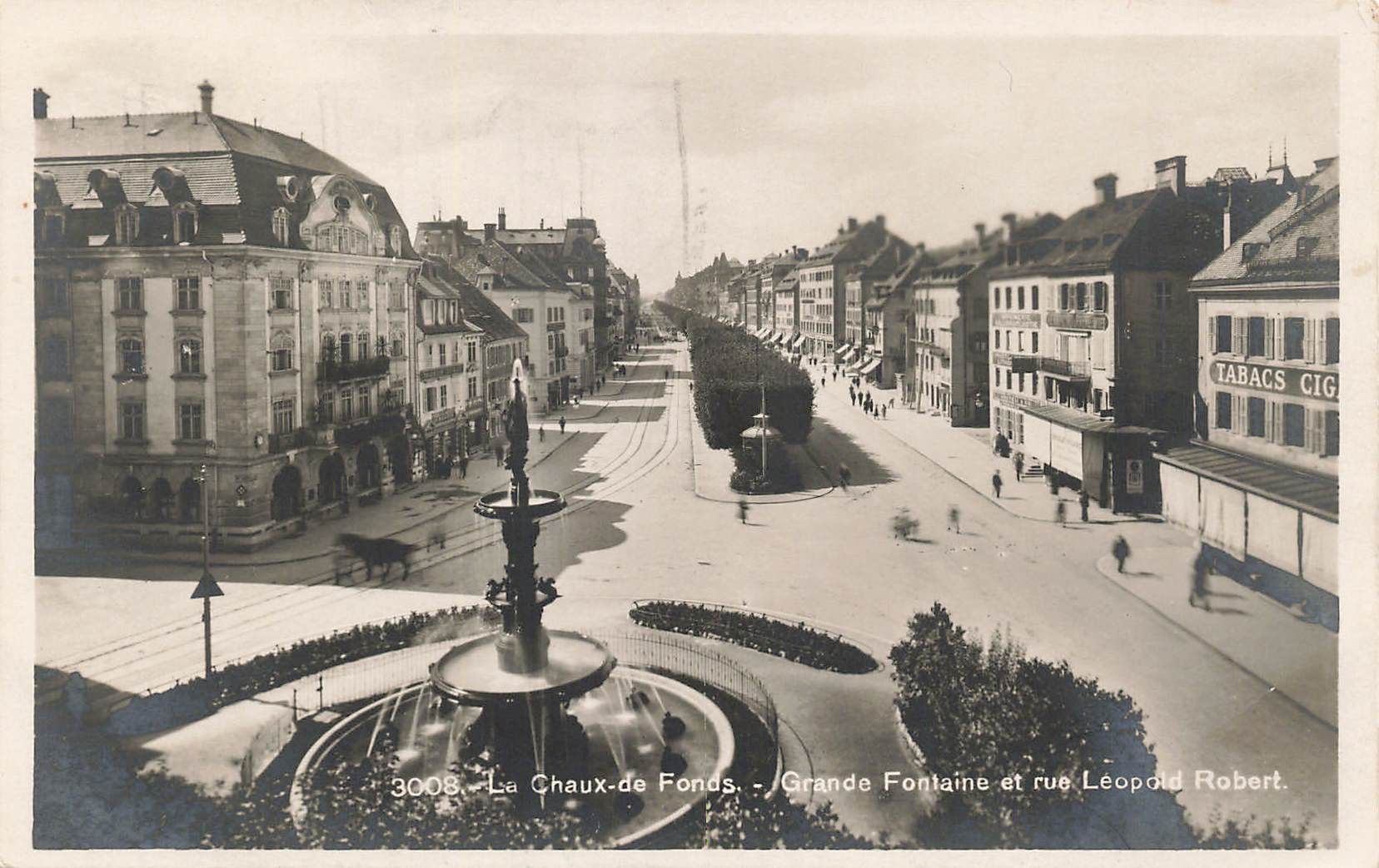 Cartoline postali: Chaux de fonds – Usato da Biasca venduto da Blenio71
