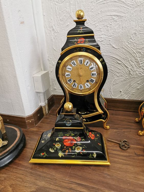 Forever URNS Katzen Urne In Schwarz - Hochglanz Emaille Für Haustierasche Größe M