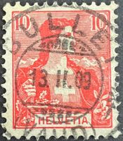 1907 optimaler Voll-⦿ Bullet VD auf Helvetia Brustbild