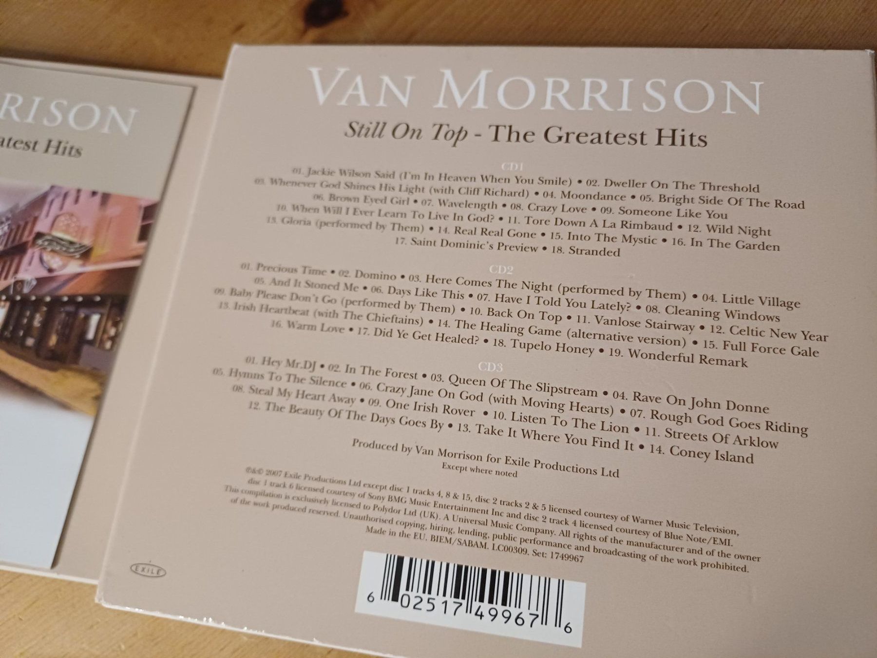CD: Van Morrison: Still On Top - The Greatest Hits - Lim. Ed. – Usato da Jona venduto da Rreto71 5