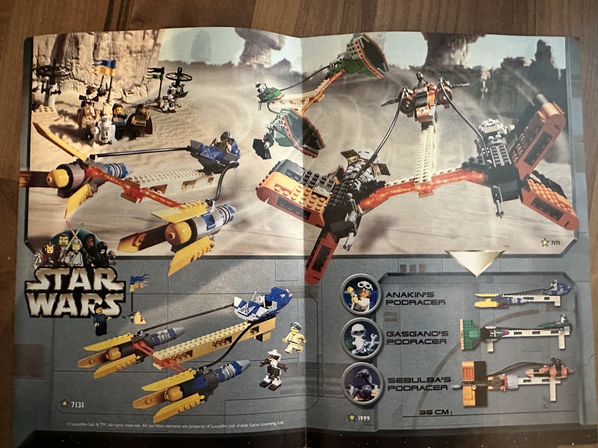 Lego Giocattoli: LEGO 7131 Star Wars Pod Racer set – Usato da weinfelden venduto da SandroTAR 7