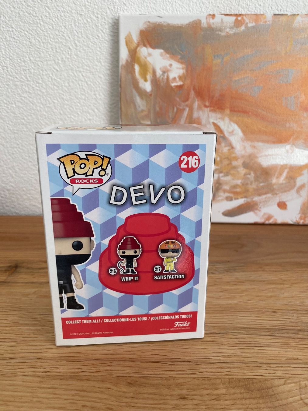 Funko Statuette: Funko Pop - Devo - Whip It #216 – Nuovo e nell'imballaggio originale da Oensingen venduto da CSCollectors 2