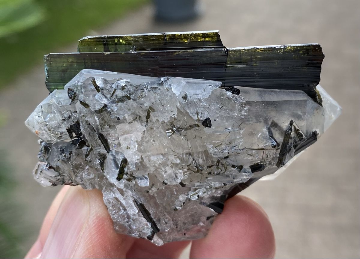 Minerali & Pietre curative: Top Turmalin auf Quarz Doppelender  – Usato da Selzach venduto da 321compac 9