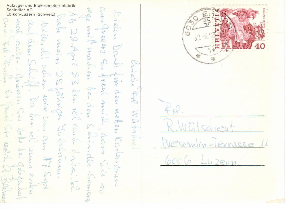 Cartoline postali: Ebikon – Usato da Wolhusen venduto da Curver9 1
