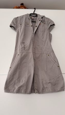 Nile Sommerlicher Blusenkleid, Grau Gr. XS, Top Zustand!