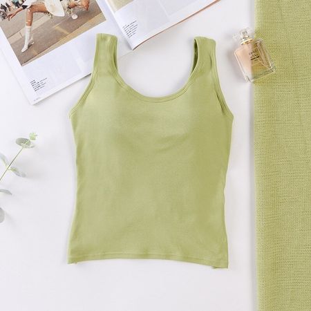 NEUES Crop Top grün mit BH Pads integriert Gr. XS - 222183