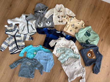 riesiges Kleiderpaket Baby 56/62 (langarm)