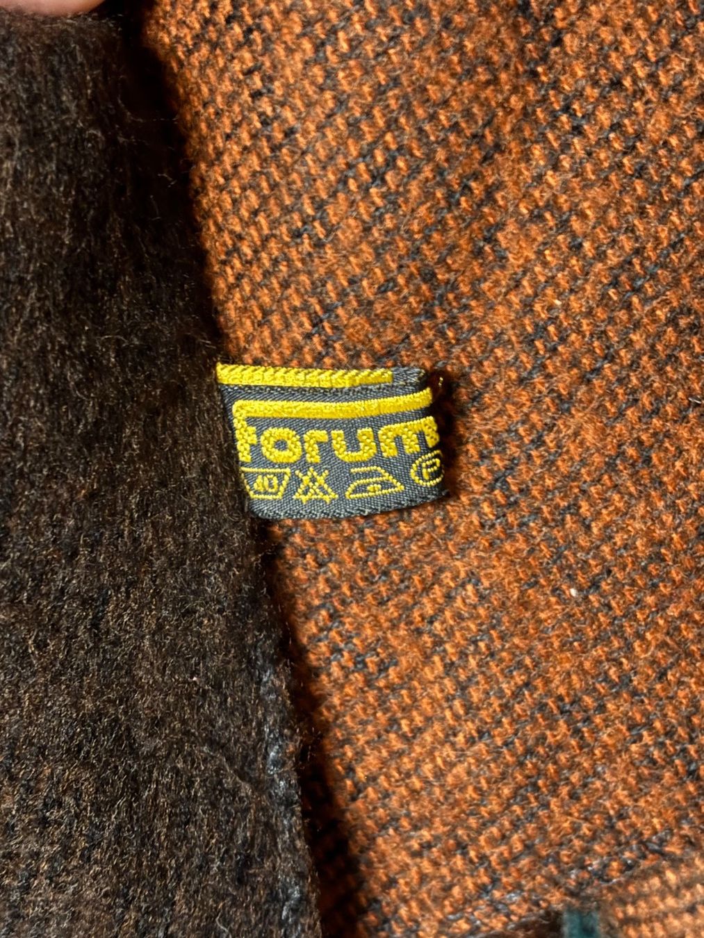 Giacche: Poncho / Überwurf mit Fransen, Herbst-Look, Braun – Usato da Alten venduto da AuntiesAtticFinds 3