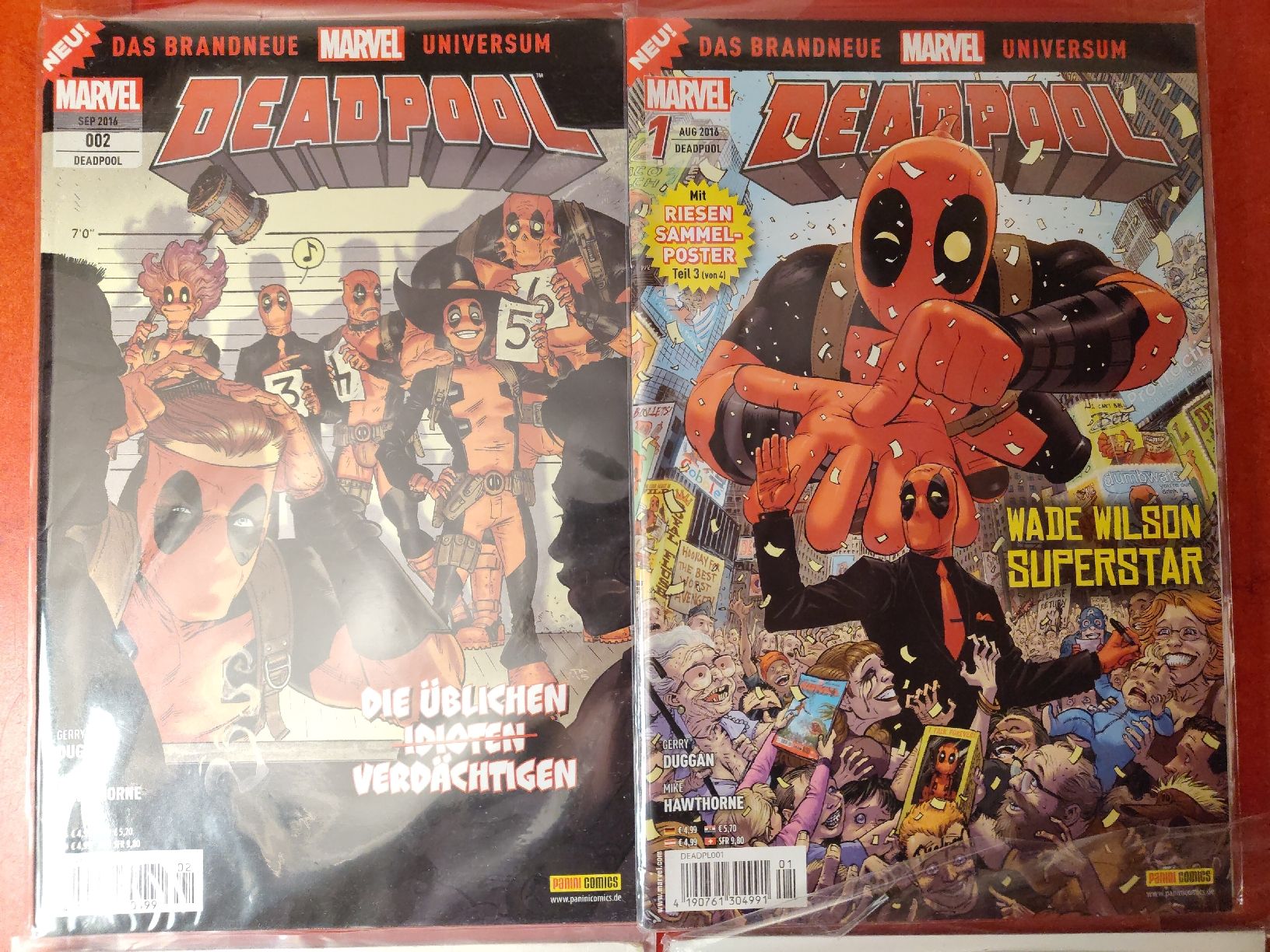 Fumetti: Deadpool Comic Sammlung Nr. 1-4, Marvel Universum 2016, Top – Nuovo (secondo la descrizione) da Ebikon venduto da Viele_Comics_zum_ 1