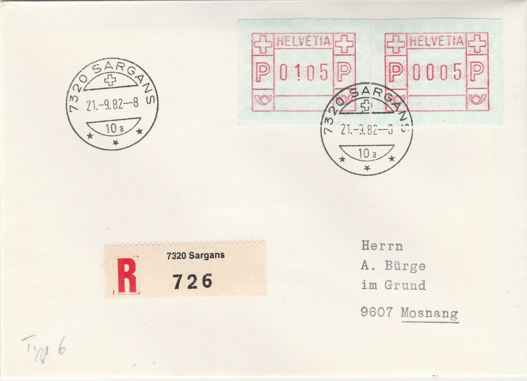 Tous les timbres: Nr. 6II mit kleiner Null – D'occasion à Oberglatt ZH par Wiedmi6
