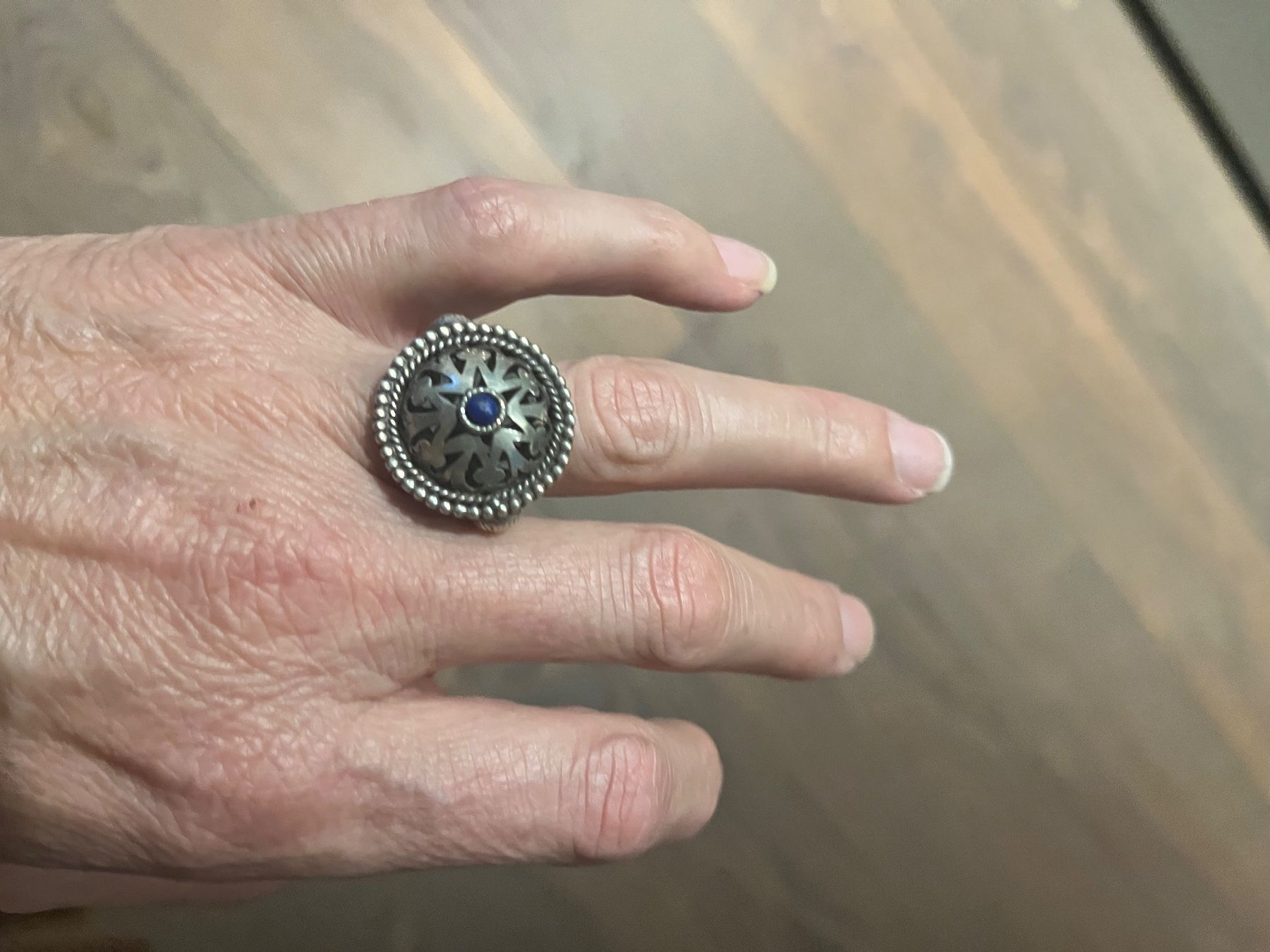 Ringe: Silberring mit Lapislazuli – Gebraucht aus Diepoldsau von Soleil0425