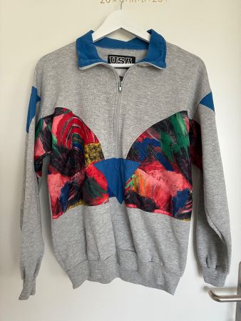 Vintage 90er Sweatshirt Oversize USA Sport & Free Time