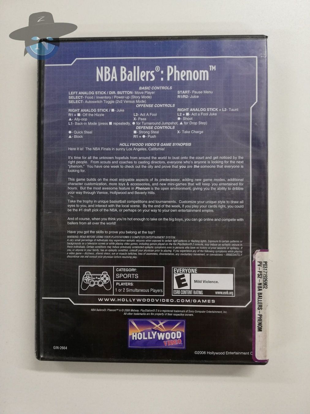 Sony Giochi: NBA Ballers Phenom           / USA / PS2 – Usato da St. Gallen venduto da zorro_dc 1