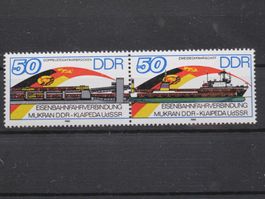 DDR 1986 Eisenbahnfährverbindung **
