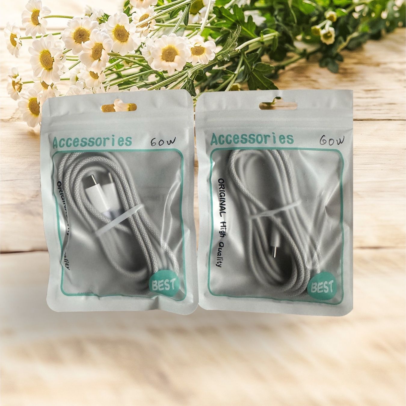 Cavi: Câble de charge Type-C - Type-C 2,0m 60W bonne qualité – Nuovo e nell'imballaggio originale da Marly venduto da may_j75b 1