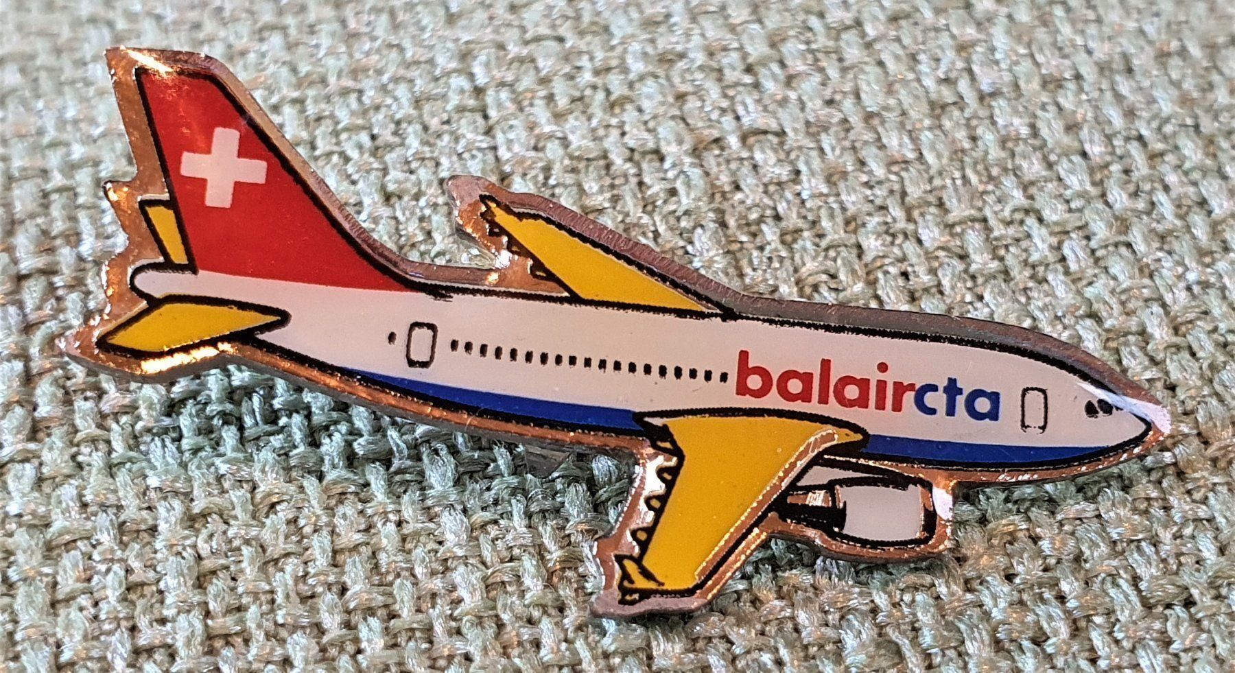 Placchette & Badge: A929 - Pin Balair cta Flugzeug Schweiz – Usato da Reinach BL venduto da Boston-Verkauf