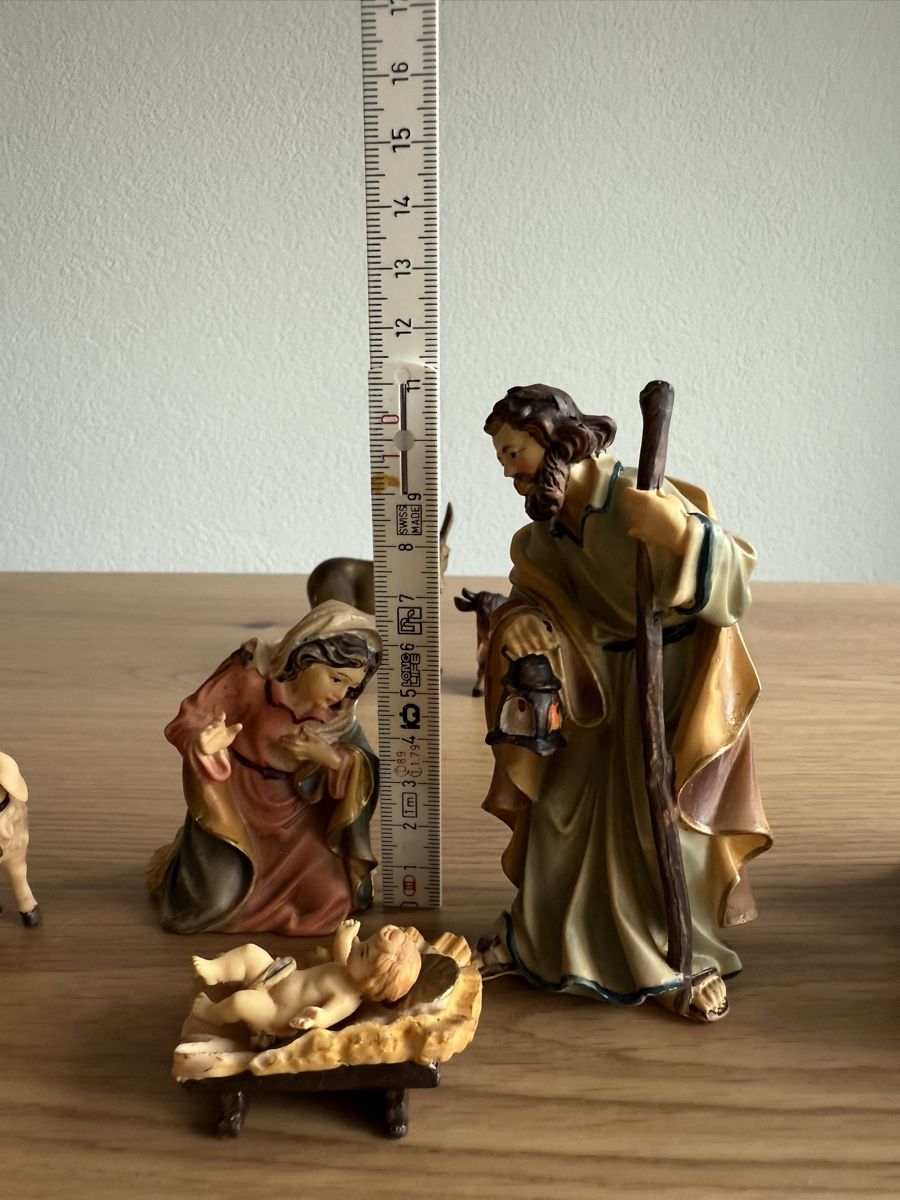 Tutte le decorazioni: 12 Teiliges Krippenset, Handarbeit – Usato da Sarmenstorf venduto da Nathaliie_21 7