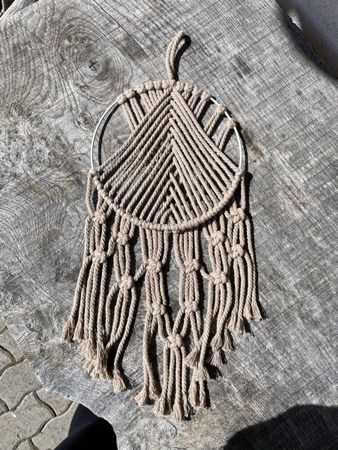 Handmade Makramee Wandbehang, Boho Style, Top Zustand!