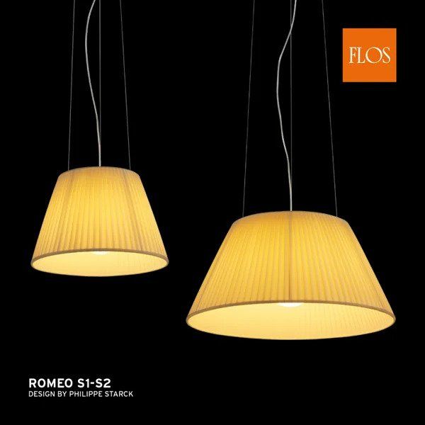 Flos Lampade: Flos Romeo Soft S2 Philippe Starck Pendelleuchte – Nuovo e nell'imballaggio originale da Kaiserstuhl AG venduto da gmt2