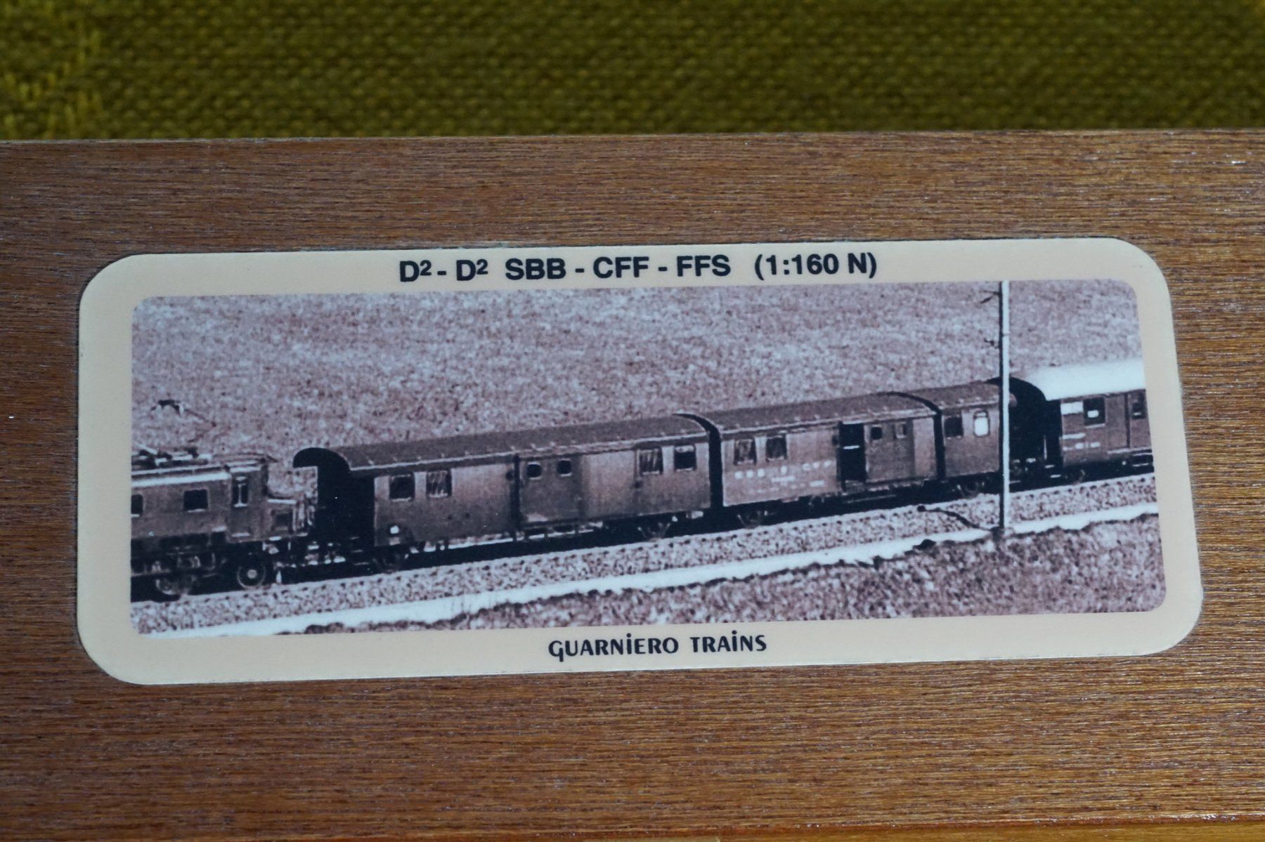 Modellini di ferrovie: SBB D²D² Doppel-Gepäckwagen Spur N – Usato da Gränichen venduto da iknow 9