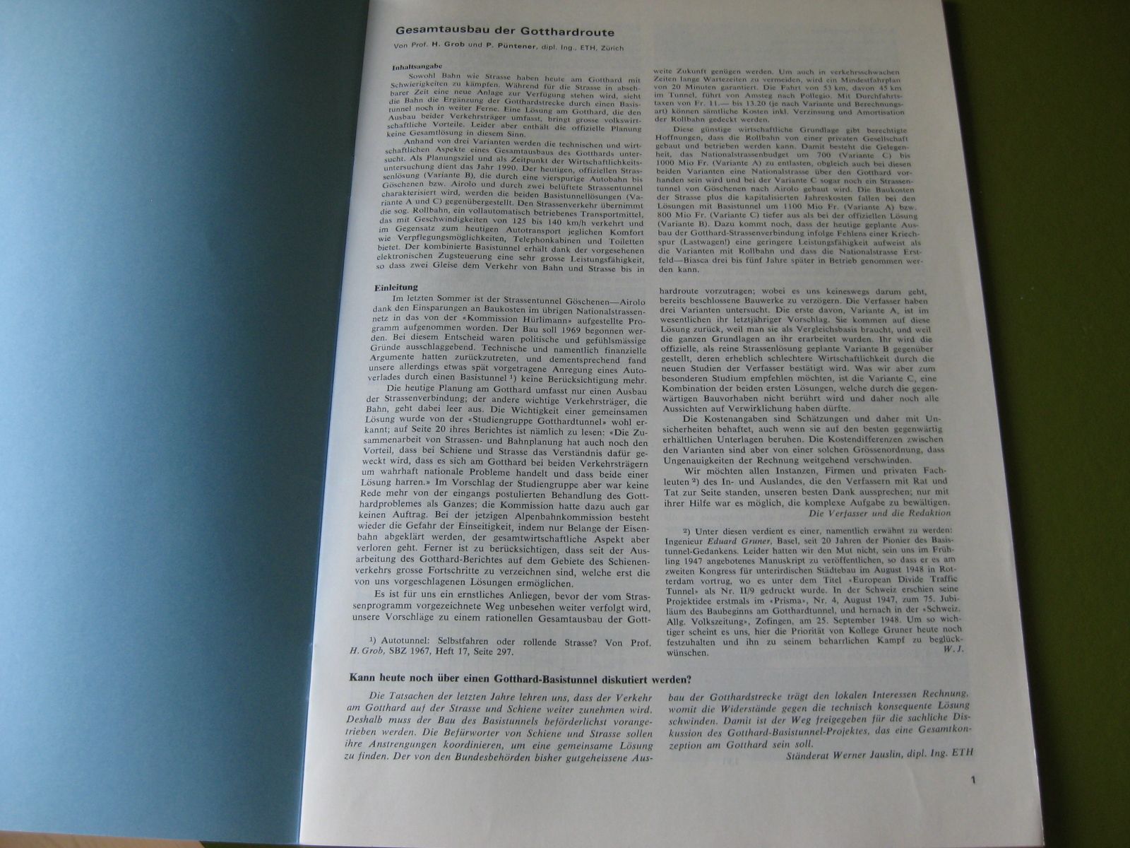 Livres: Gesamtausbau der Gotthardroute – Neuf (Voir description) à Malters par Marosko 1