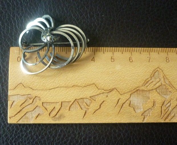 Spille & Fermagli: Vintage Brosche - Anstecker - 800 Silber – Usato da Adliswil venduto da di_hans 8