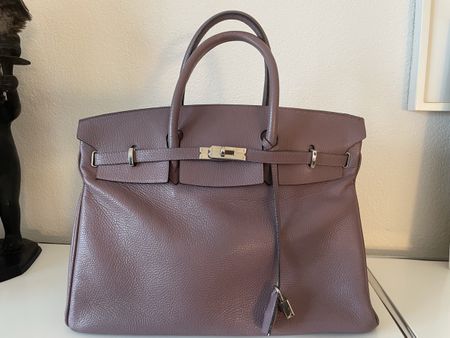 Handtasche Venetian Style Fliederfarbenen