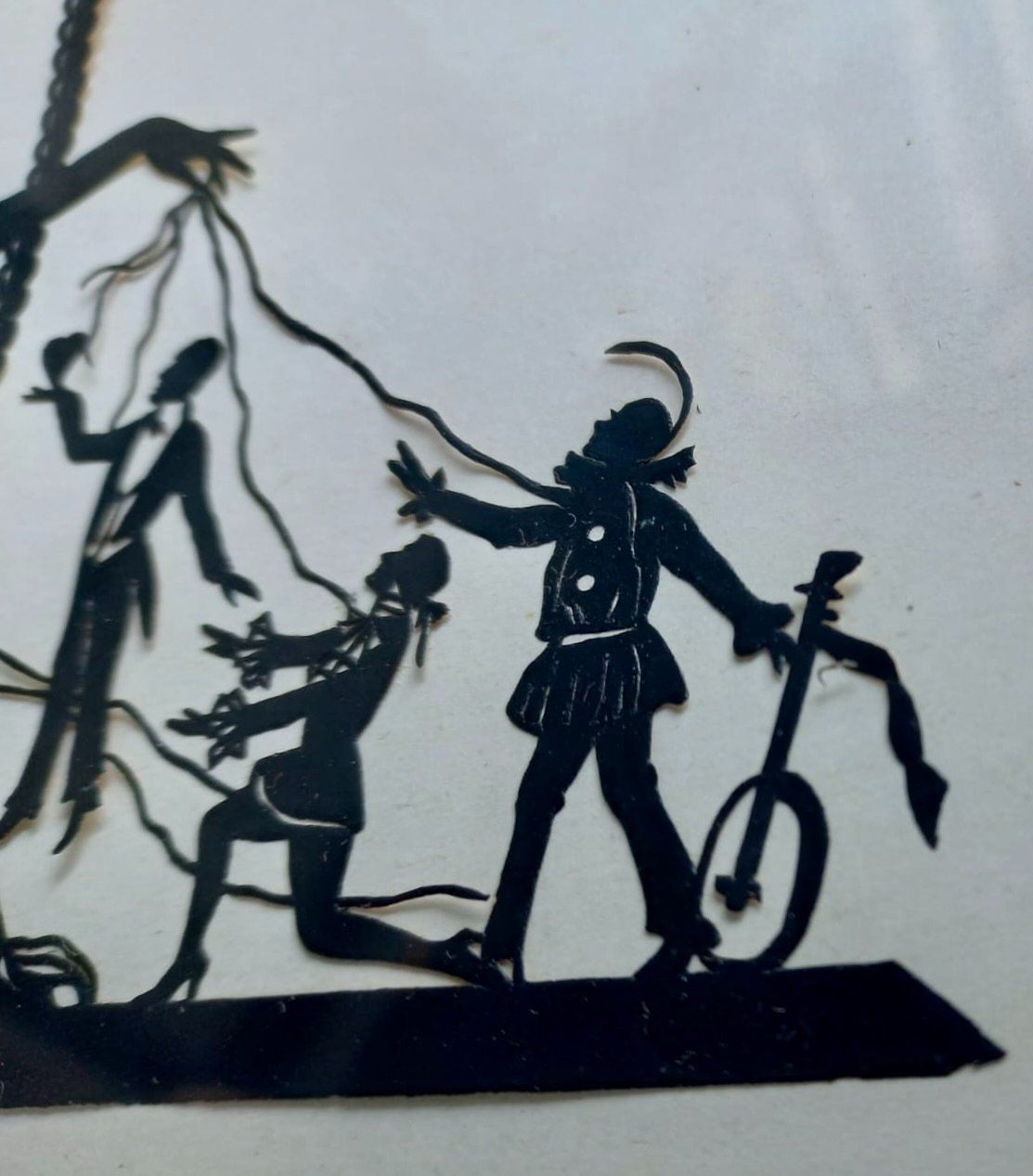Grafica & Litografie: alter Scherenschnitt Art déco gerahmt – Usato da Burgdorf venduto da glasrabe01 2