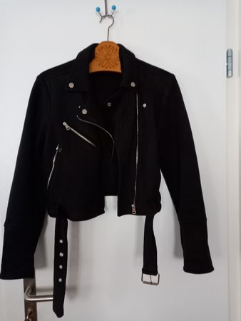 Pull&Bear Jacke, Schwarz, Gr. L, Guter Zustand